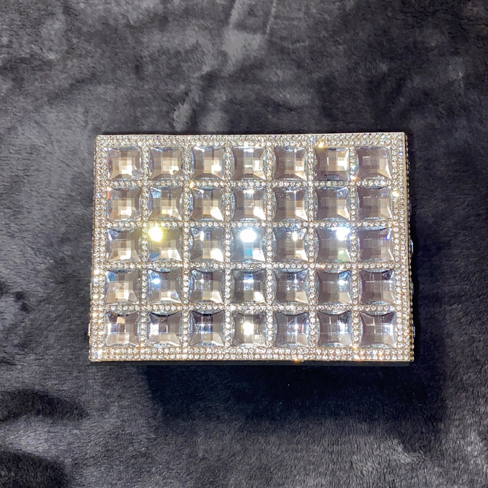 Bella Lux Diamanté/Diamond/Rhinestone/Sparkle Bathroom Accessory Makeup Brush